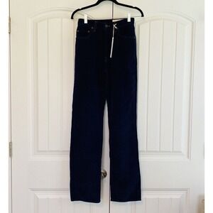 imogene + willie Amelia navy blue corduroy wide leg pants